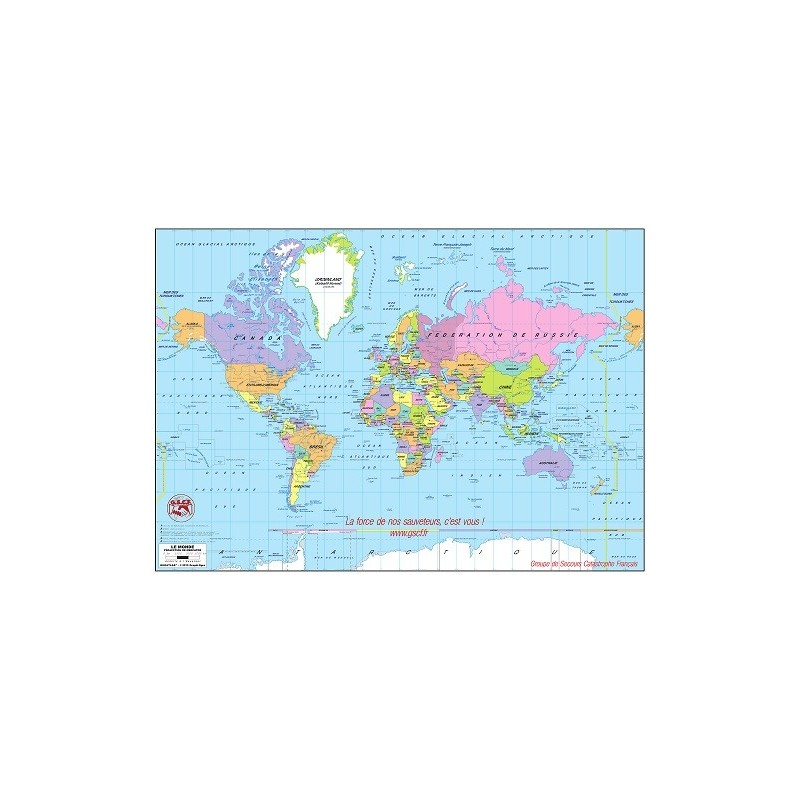 La carte du monde